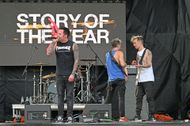 Story of the Year at the Audacy Beach Festival (Image via Getty)